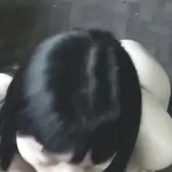 Goth Girlfriend Covered In A Huge Facial POV