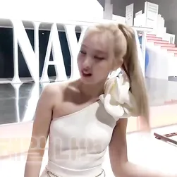 KPOP Star Nayeon From TWICE Showing Where To Finish