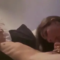 Brunette MILF Serves an Irresistible Blowjob