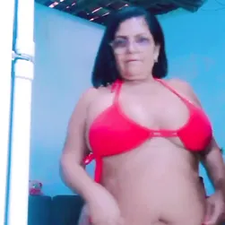 Busty Brazilian Mature Gets Naughty On Cam