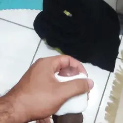 I broke my little toy with relentless stroking