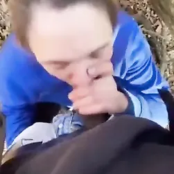 Green Eyed White Ho Tammy Gives Gumjob Bbc In The Woods