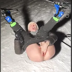 Slutty Snowbunny Back In Her Natural Dirty Playground