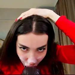 Hot Chick Deepthroat Training Until She Can Barely Breathe