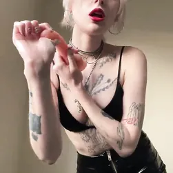 Your Dick Will Be Abused And Worshiped By This Tattooed Blonde Femdom