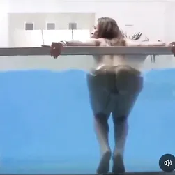 Horny Hung Trans Fucking Poolside