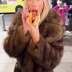 Loving That Big Hot Dog Deep In Her Throat ????????