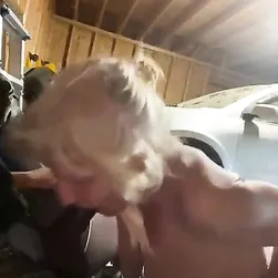 Granny Whore Deepthroats BBC In Her Trailer