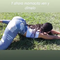Thick Babe Stretches Her Booty Outdoors