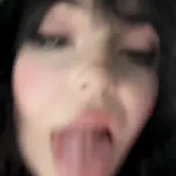 Emo Teen Dressed in Tight Goth Stockings Gets Naughty