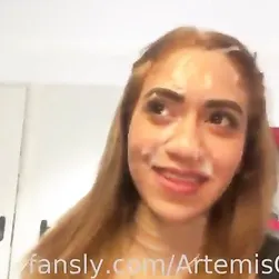 Public Facial Surprise — She Never Expected It Coming