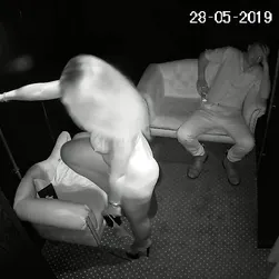 Hacked IP camera in a strip club