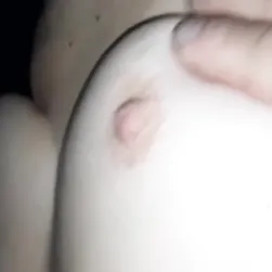 Our neighbor's hands and my wufe's tits