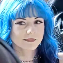 Blue-Haired Hottie Daydreams in Sultry, Fantastical Seduction