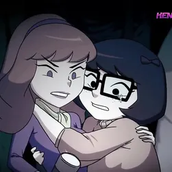 As detectives misteriosas Velma e Daphne são fodidas por pilas MONSTROSAS