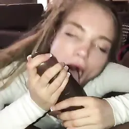 POV Deepthroat and BBC Ride From a Real Amateur Slut