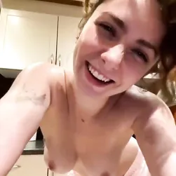 Hot MILF Gets Naughty On Her Kitchen Counter