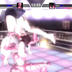 Rumble Roses Lady x movimento de humilhação em Makoto Aihara