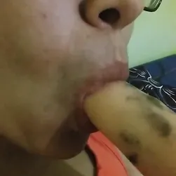 Safadinha chupando consolo