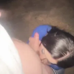 Brunette Amateur Gives Sloppy POV Blowjob